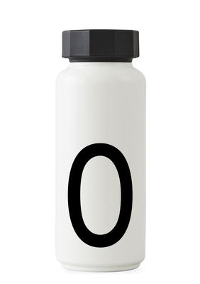 Botella isoterma Arne Jacobsen - 500 ml - Letra O Cartas de diseño blanco Arne Jacobsen