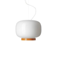 Lámpara de suspensión Chouchin Reverse 1 SP Blanco | Naranja Foscarini Ionna Vautrin 1