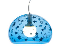 Lámpara de suspensión FL / Y KIDS Small - Ø 38 cm Kartell Blue Ferruccio Laviani 1