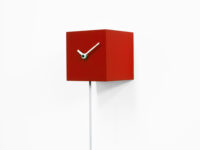 Long_time Κόκκινο Ρολόι τοίχου Progetti Alessia Gasperi 1
