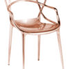 Masters Stackable Armchair - Metallic Copper Kartell Philippe Starck | Eugeni Quitllet 1