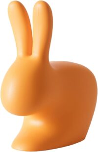 Rabbit Chair Orange Qeeboo Stefano Giovannoni 1