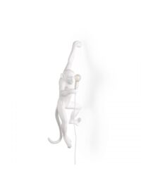 Abajur Macaco Suspenso - H 76,5 cm Branco Seletti Marcantonio Raimondi Malerba