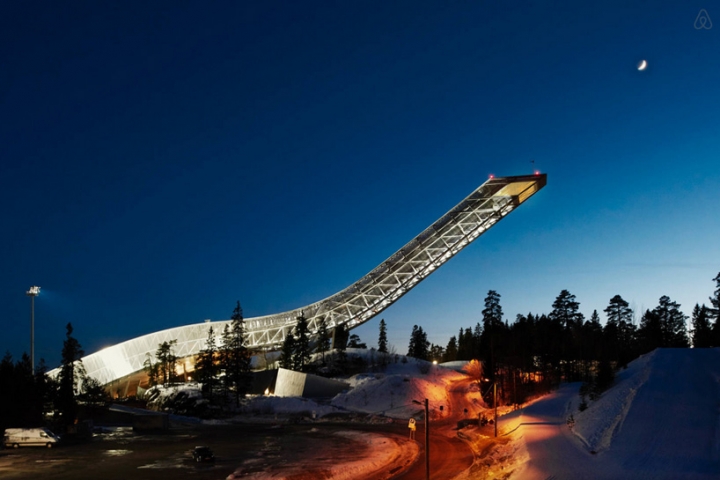 airbnb JDS de esquí de Holmenkollen 11 salto ático