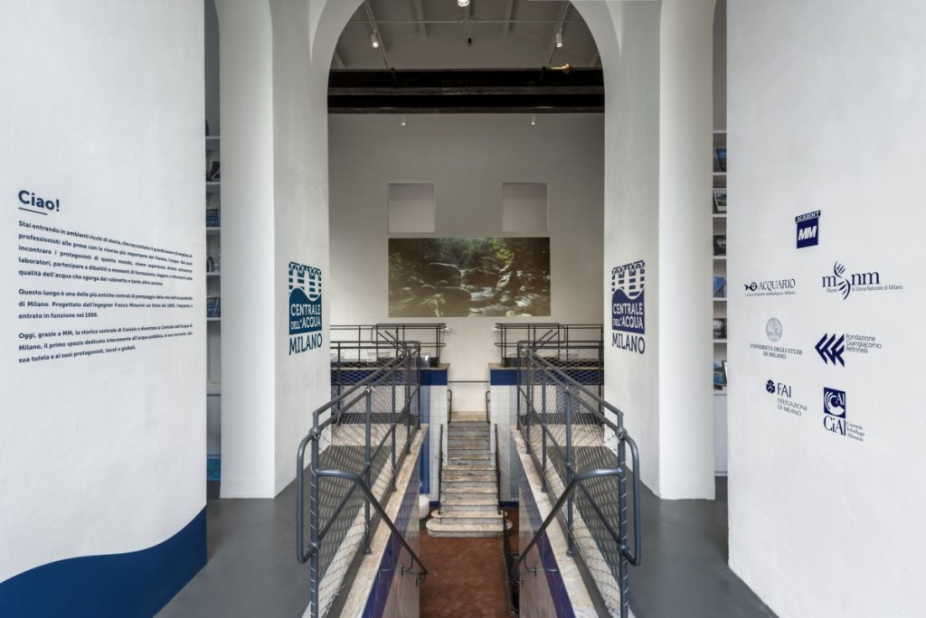 Zentrum des Mailänder Wassers