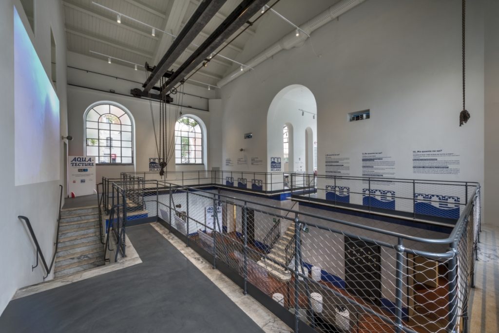 Zentrum des Mailänder Wassers