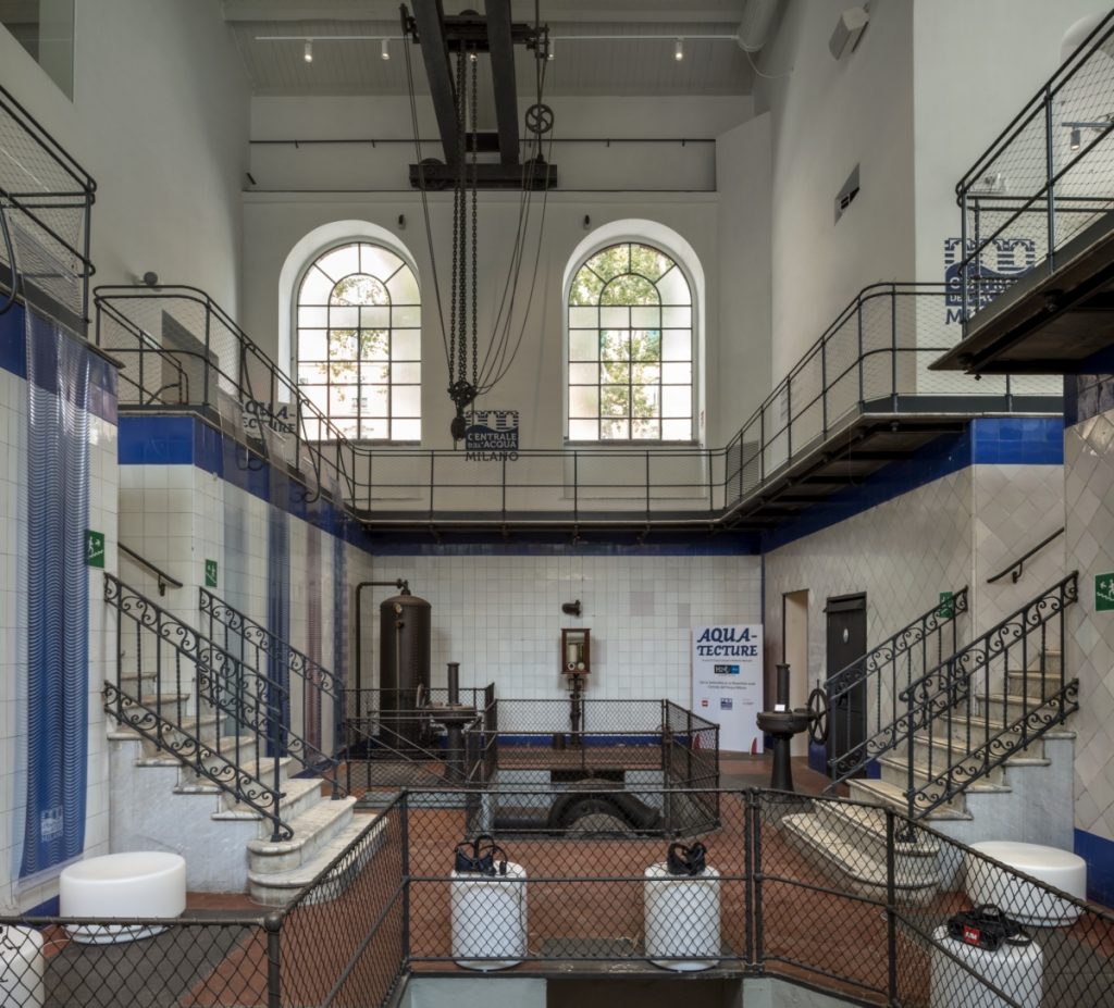 Zentrum des Mailänder Wassers