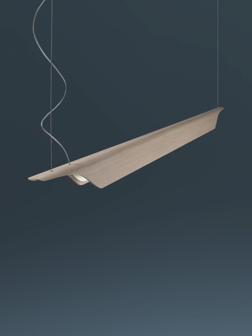 Reka bentuk lampu gantung TROAG Luca Nichetto untuk Foscarini